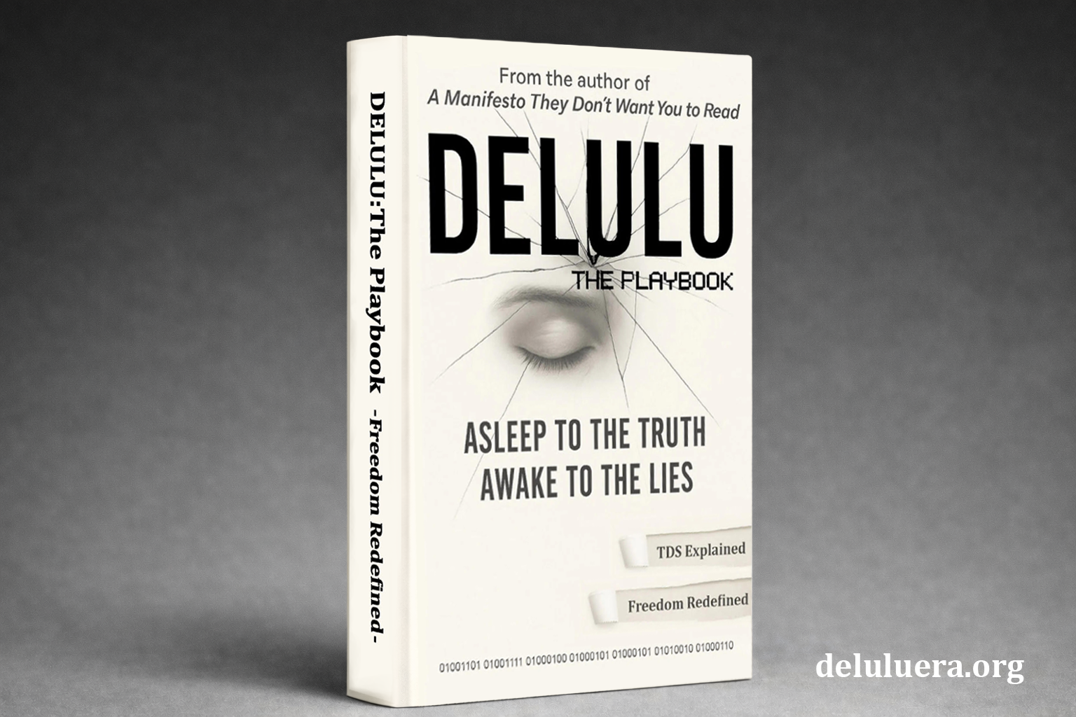 DELULU: The Playbook by Guy Dugas, hardcover book cover with the subtitle Freedom Redefined