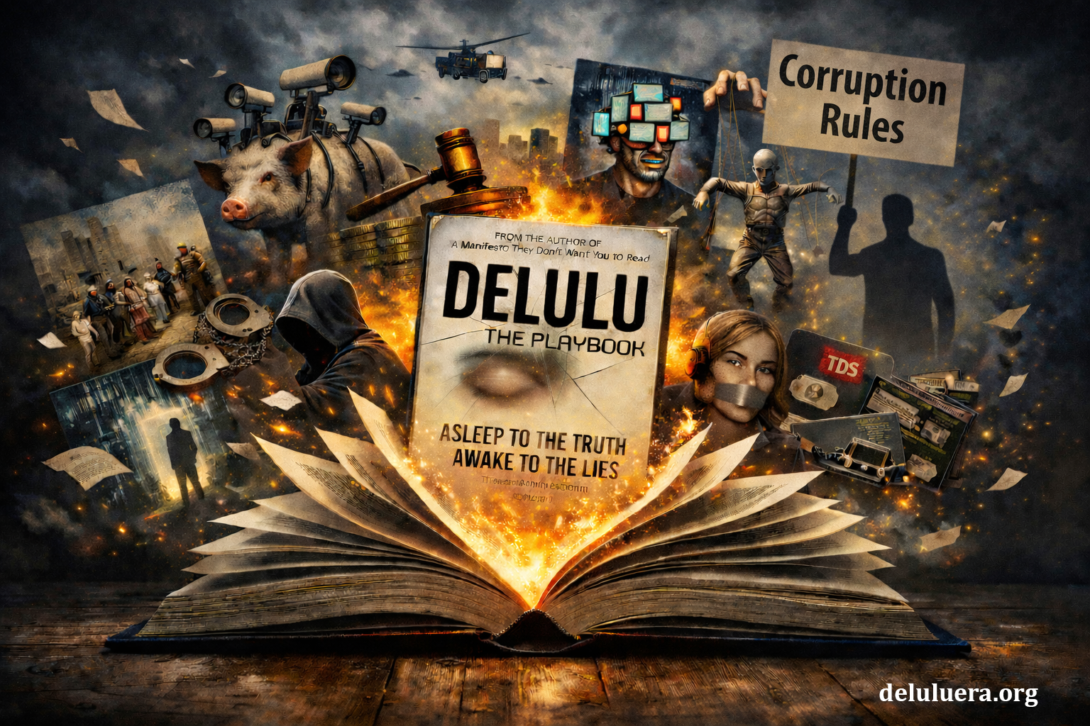 Statement image depicting Delulu: The Playbook with ideas emerging from the book